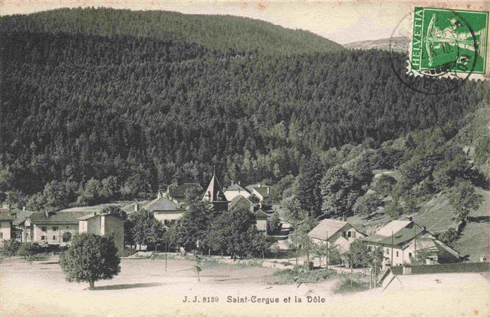 Saint-Cergue St-Cergue Nyon VD Le village et la Dôle