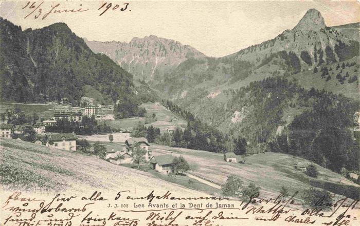 Les Avants VD Panorama et la Dent de Jaman