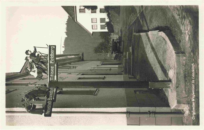 Lenzkirch Hochschwarzwald BW Origineller Wegweiser