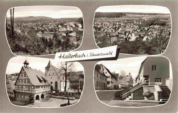 Haiterbach Motive Stadtzentrum Panorama