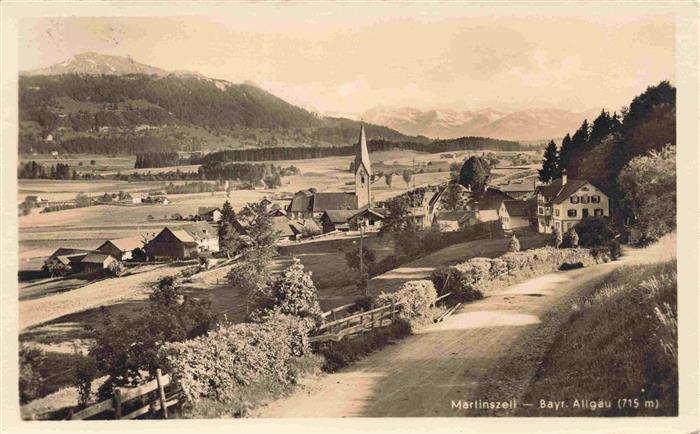 Martinszell Allgaeu Waltenhofen Bayern Panorama