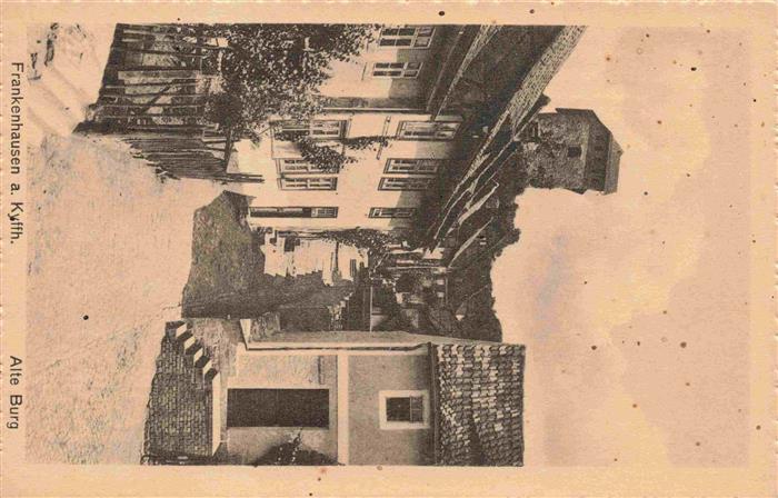 Frankenhausen Bad Blick zur alten Burg