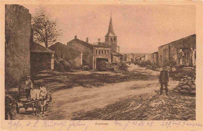 Azannes-et-Soumazannes 55 Meuse Westlicher Kriegsschauplatz Truemmer 1. Weltkrie