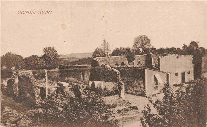 Gondrecourt -le-Chateau 55 Meuse Westlicher Kriegsschauplatz Truemmer 1. Weltkri