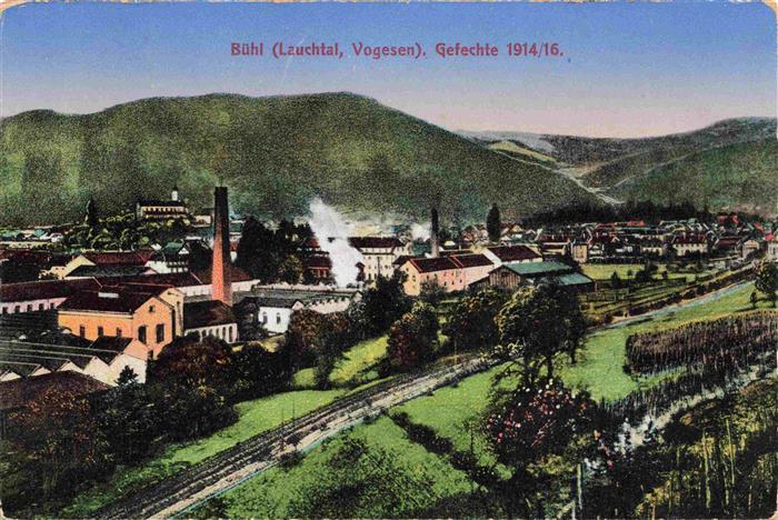 Buehl Elsass Lauchtal Buhl 68 Guebwiller Panorama Gefechte 1914/16 Westlicher Kr