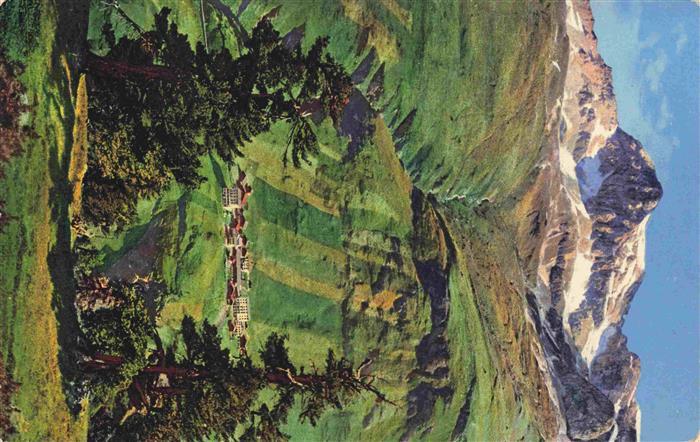 Avers-Juf GR Panorama mit Weissberg