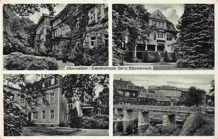 Ahrweiler BAD NEUENAHR-AHRWEILER Sanatorium Dr. von Ehrenwall Bruecke