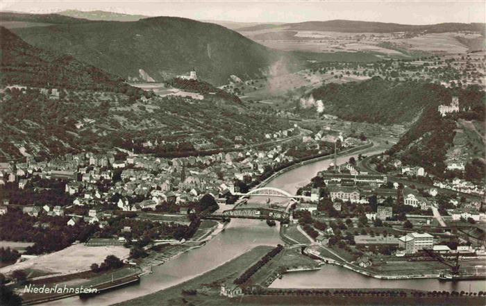 Niederlahnstein Lahnstein Fliegeraufnahme