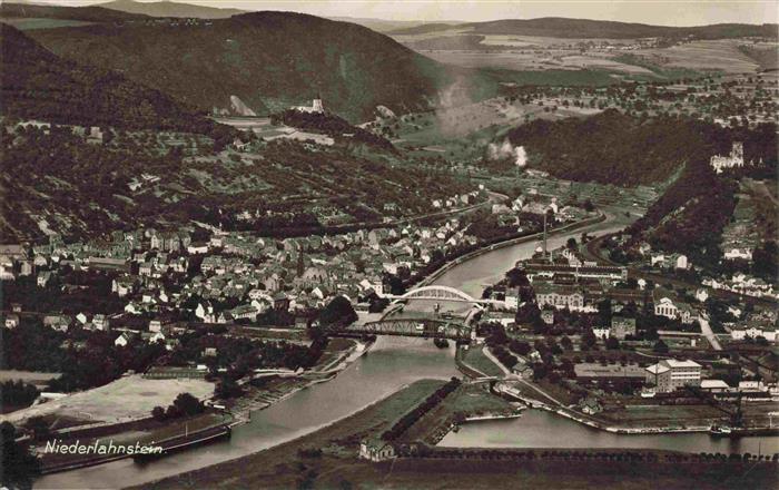Niederlahnstein Lahnstein Fliegeraufnahme
