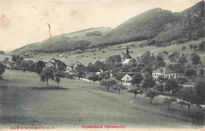 Holderbank SO Ansicht mit Kirche