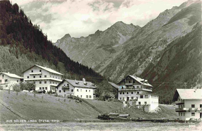 Soelden  oetztal AT Teilansicht oetztaler Alpen