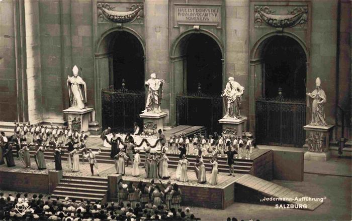 SALZBURG  AT Jedermann-Auffuehrung Theater