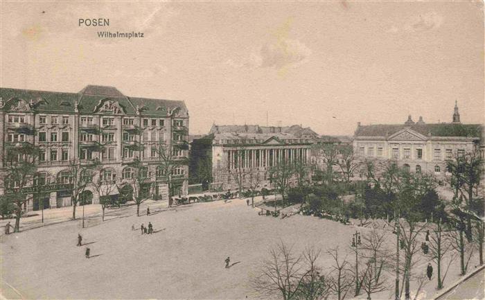 Posen  POZNAN PL Wilhelmsplatz Feldpost