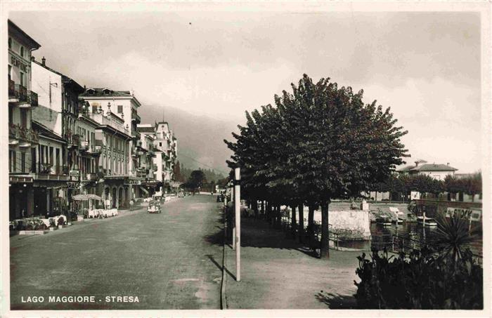 Stresa Borromeo Lago Maggiore IT Uferstrasse