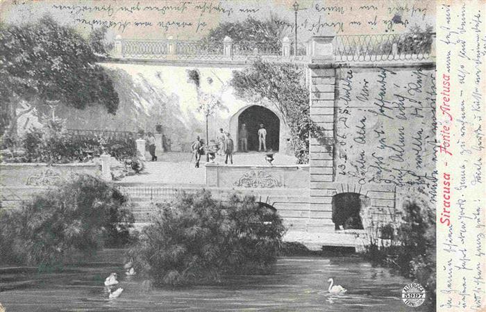 Siracusa Syrakus Sicilia IT Fonte Aretusa