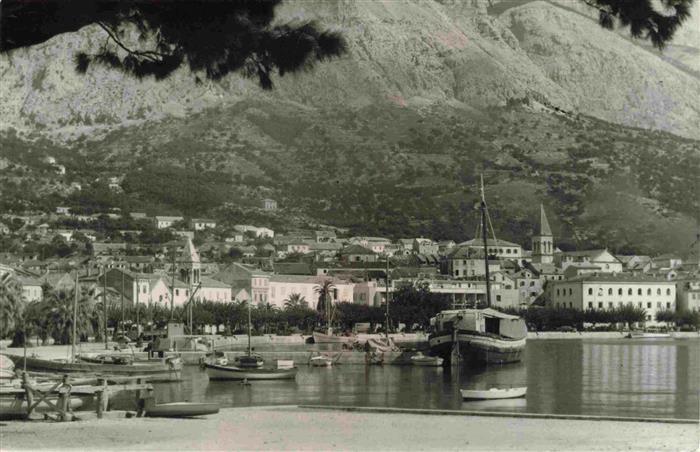MAKARSKA Croatia Partie am Hafen