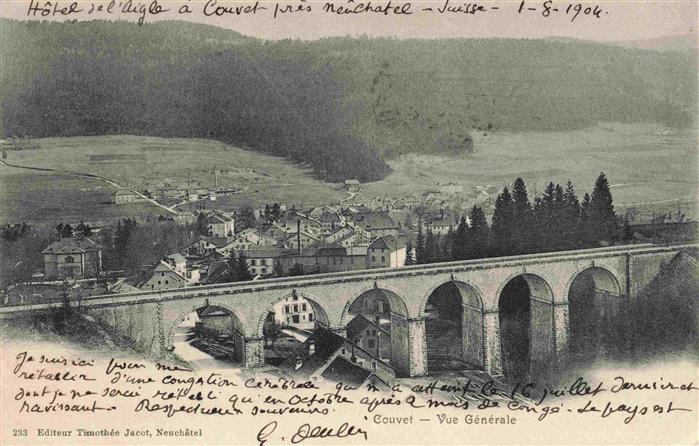 Couvet NE Panorama Viadukt