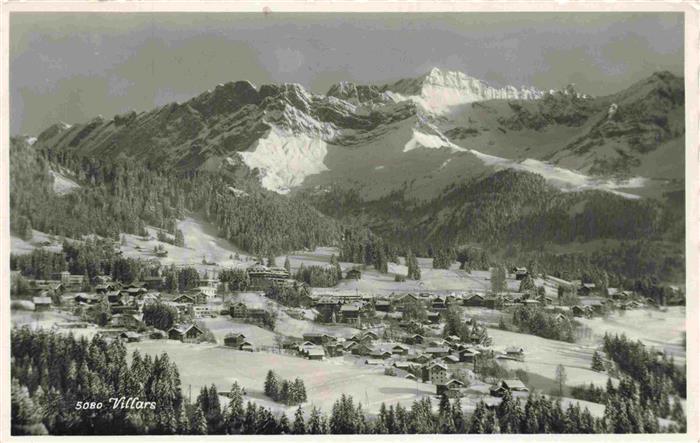 Villars Chesieres VD Winterpanorama