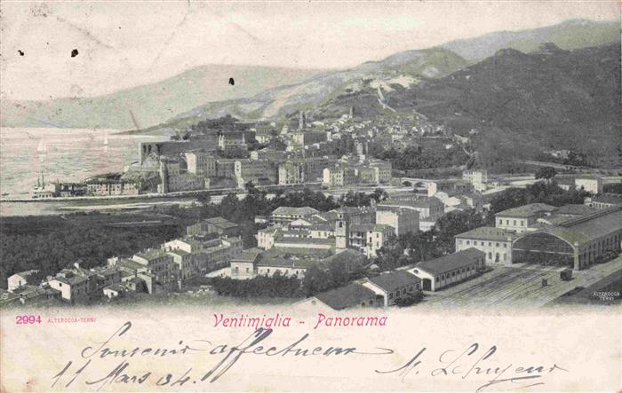 VENTIMIGLIA Vintimille Liguria IT Panorama