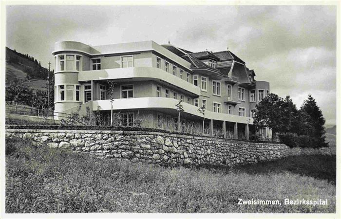 Zweisimmen BE Bezirksspital Bromsilber