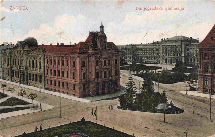 Zagreb Agram Croatia Donjogradska gimnazija Gymnasium
