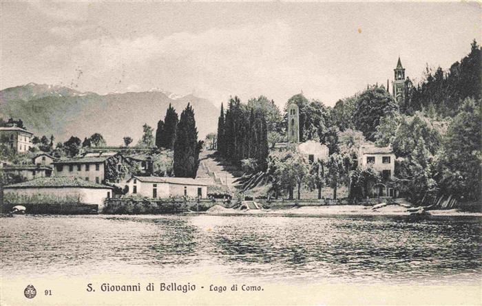San Giovanni di Bellagio Ansicht vom Comer See aus