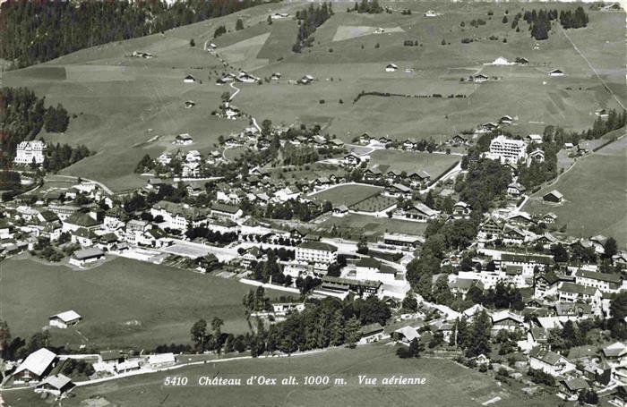 Chateau-d Oex VD Fliegeraufnahme