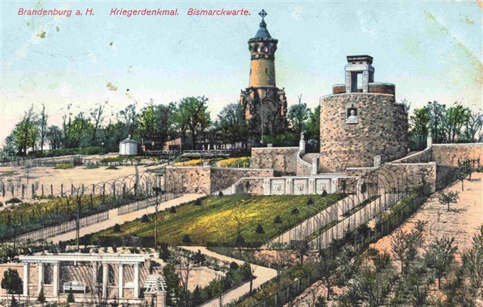 Brandenburg  Havel Kriegerdenkmal Bismarckwarte