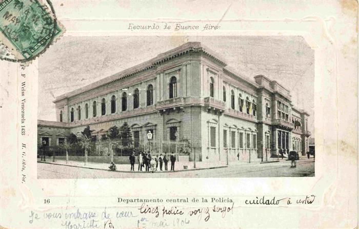 Buenos Aires Argentina Departamento central de la Policia