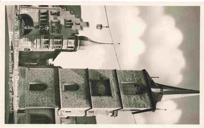 Biel Bienne BE Kunsthaus und Deutsche Kirche