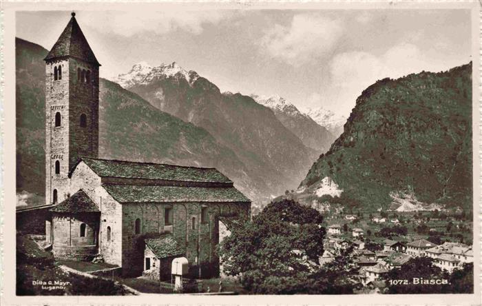 Biasca TI Kirche Alpen