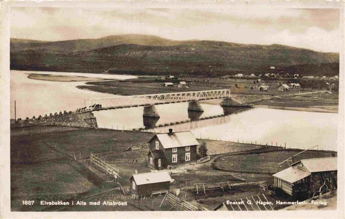 Elvebakken Norge i Alta med Altabroen