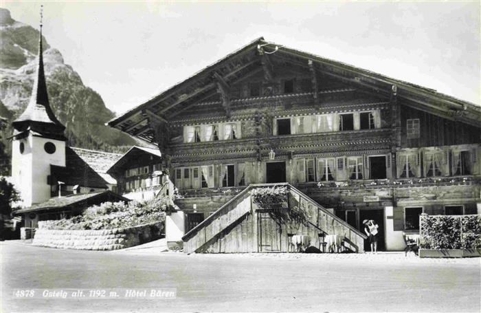 Gsteig BE Hotel Baeren Kirche