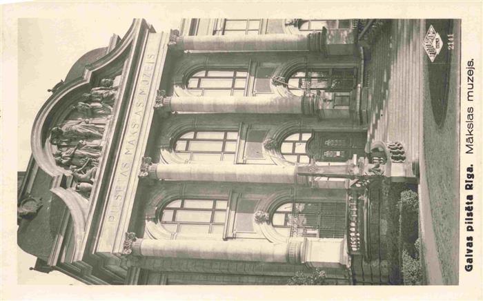 RIGA Latvia Maekslas muzejs Museum