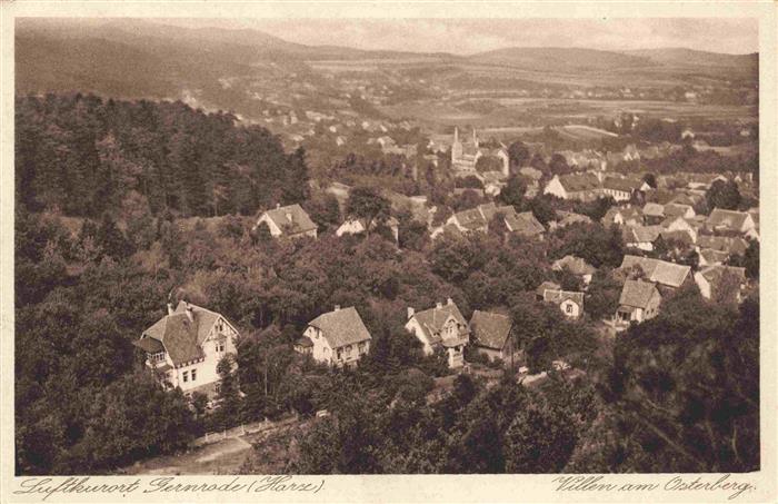 Gernrode Harz Panorama Villen am Osterberg