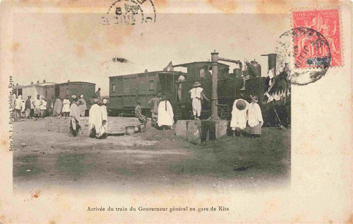 Kita Algerie Arrivée du train du Gouverneur générale