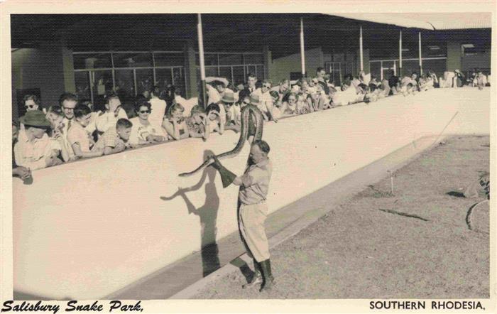 Salisbury  Harare Rhodesia Simbabwe Snake Park Southern Rhodesia