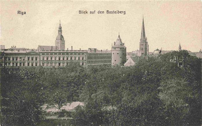 RIGA Latvia Blick auf den Basteiberg