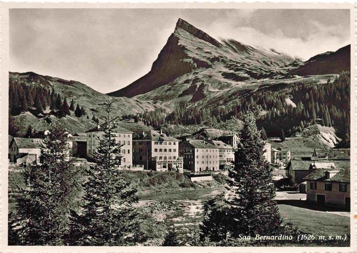 San Bernardino 1630m Moesa GR Panorama