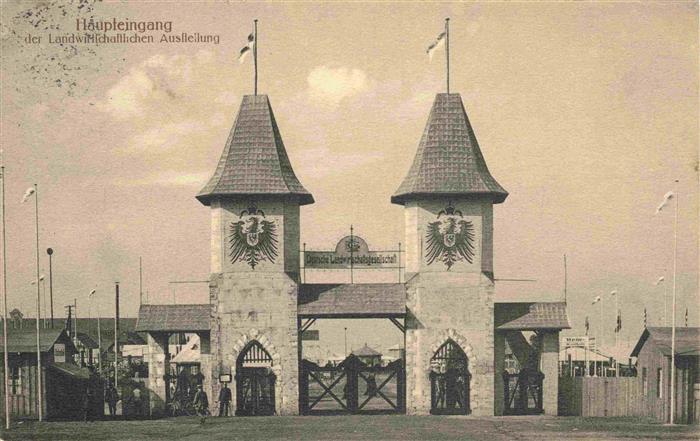 HANNOVER  CITY Haupteingang der Landwirtschaftlichen Ausstellung Offzielle Ausst