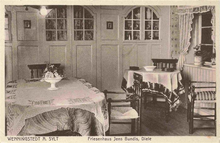 WENNINGSTEDT Sylt Friesenhaus Jens Bundis Diele