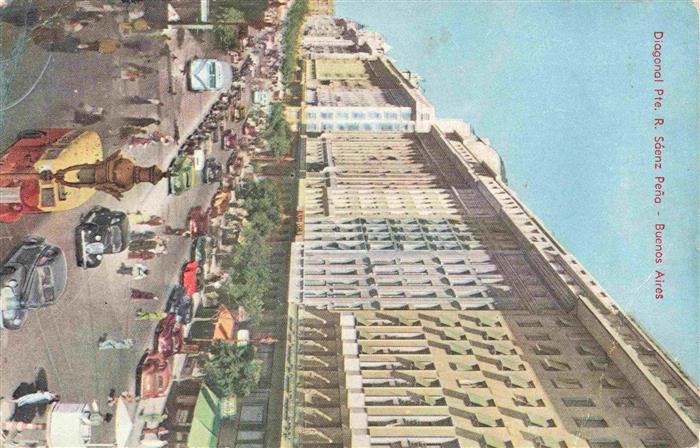 Buenos Aires Argentina Diagonal Pte. Sáenz Peno