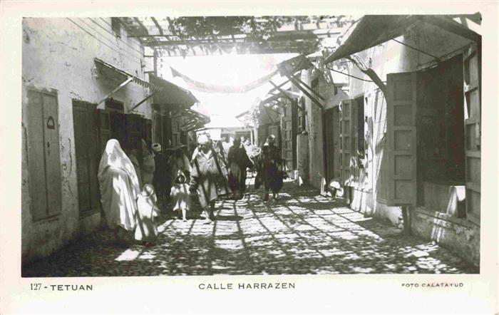Tetuan Tetouan Maroc Calle Harrazen