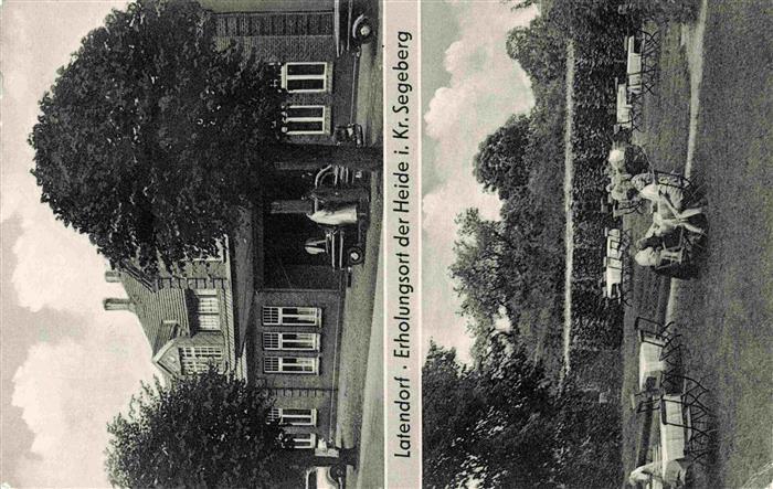 Latendorf Schleswig-Holstein Lindemanns Gasthof Erholungsort der Heide