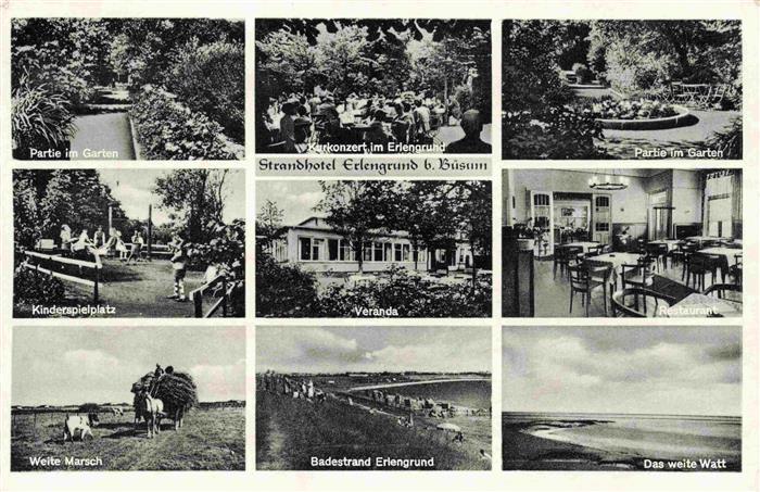 BueSUM Nordseebad Strandhotel Erlengrund Garten Kinderspielplatz Marsch Kurkonze