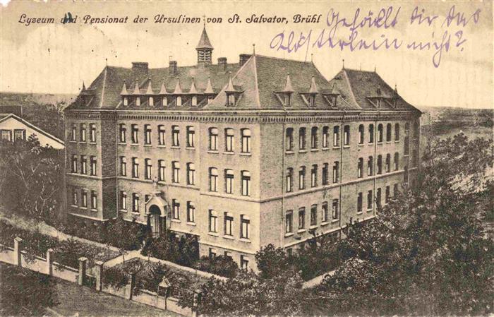 BRueHL  Rheinland Lyzeum und Pensionat der Ursulinen von St. Salvator