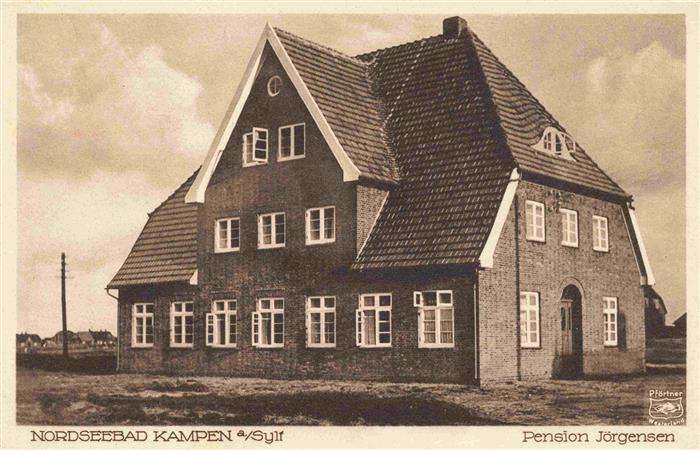 Kampen Sylt Pension Jaergensen