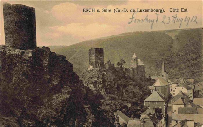 Esch-sur-Sure Luxemburg Côté Est vue générale