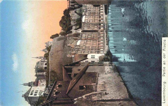 LUXEMBOURG Luxemburg Partie an der Alzette