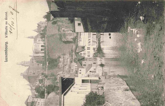 LUXEMBOURG Luxemburg L'Alzette au Grund